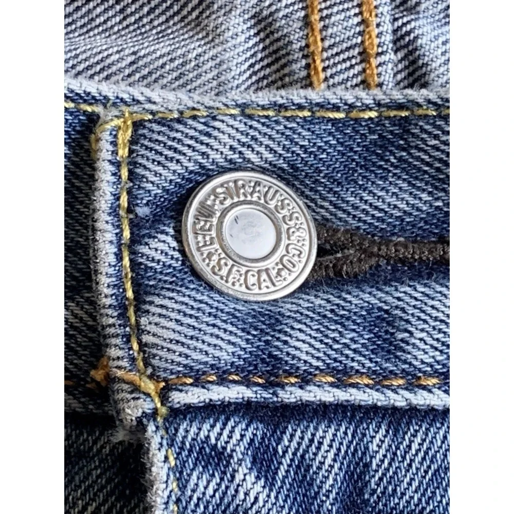 Levi's 550 Jeans Men Size 36x32 Blue Relaxed Fit Denim Cotton 92-108 Levi